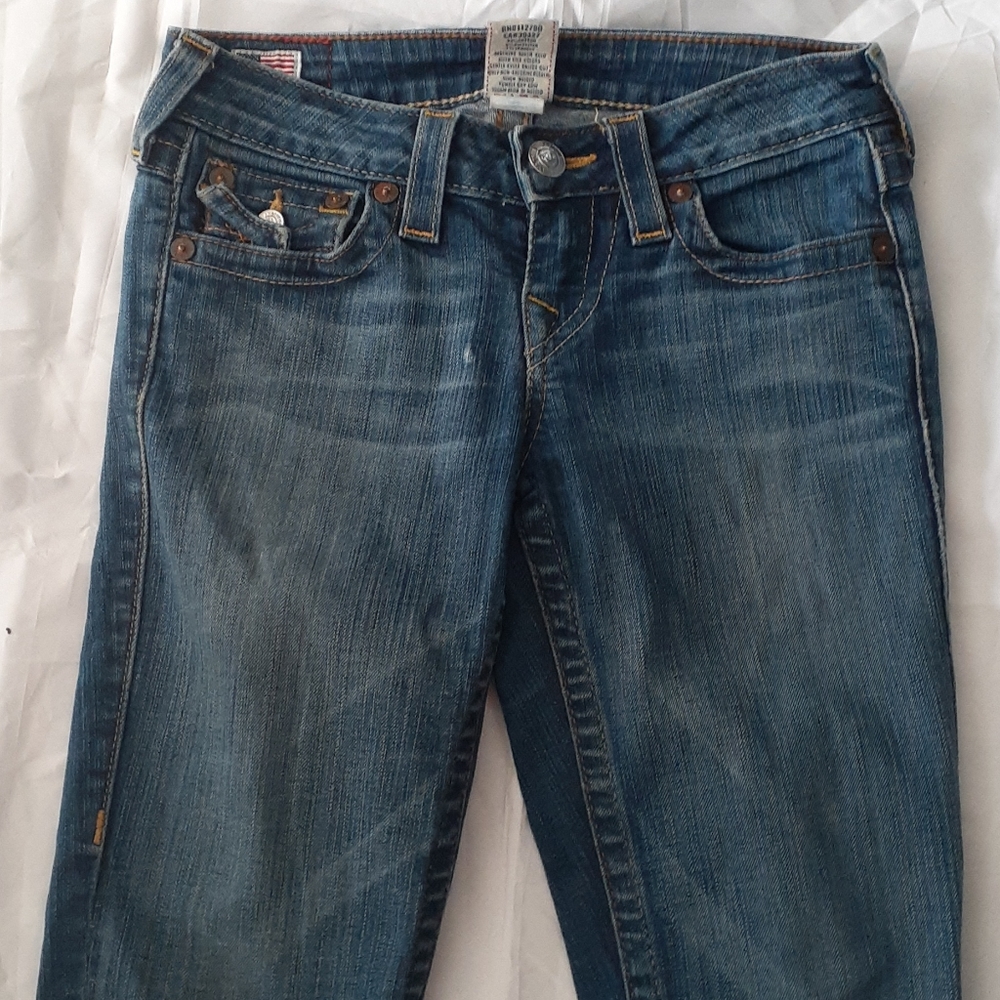 True religion  wendy blue jean size 25 - Picture 2 of 12